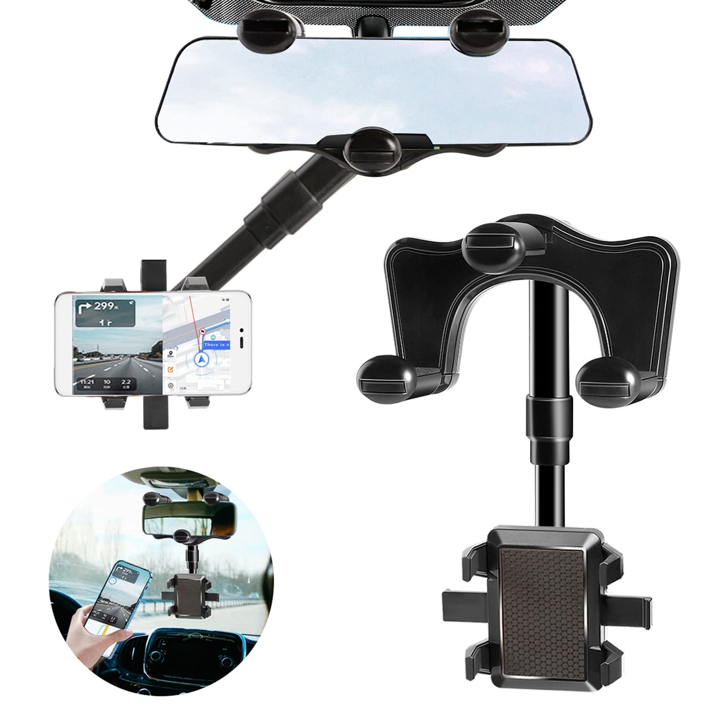 SOPORTE RETROVISOR F35