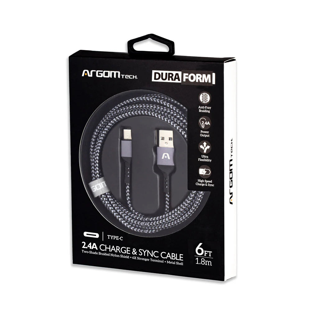 ARGOM CABLE DURA FORM MICRO USB ARGCB0025BK