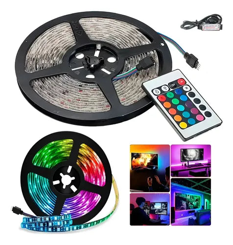 TIRA LED CONTROL REMOTO 5 METROS