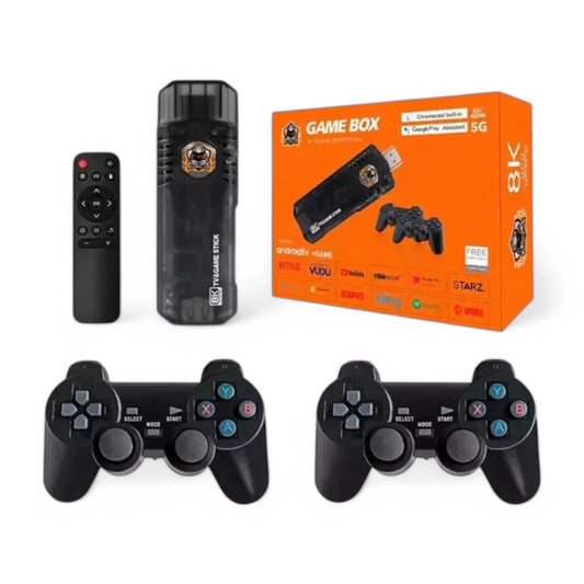 CONSOLA GAMESTICK GAMEBOX + TV BOX 8K