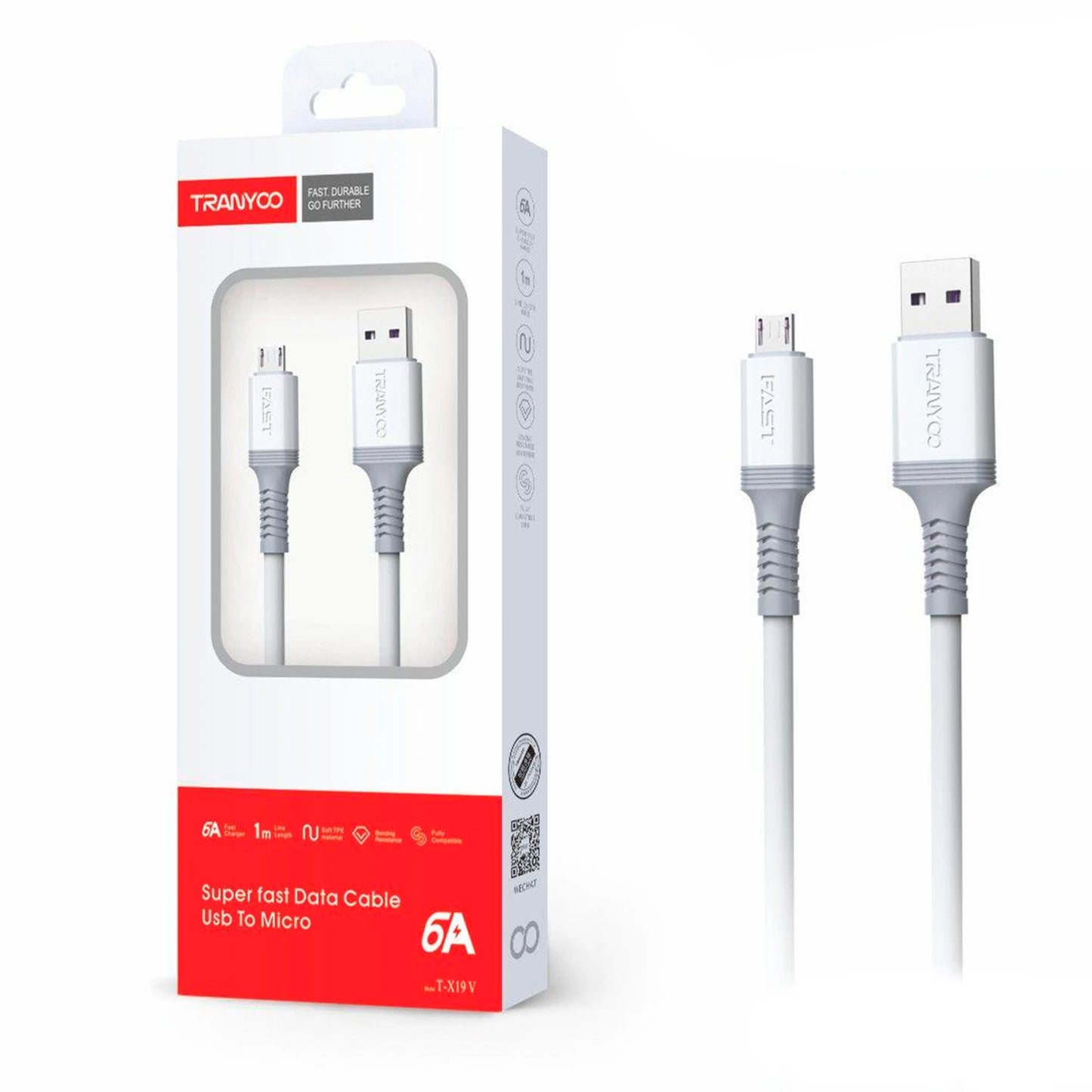 CABLE CARGA RAPIDA IPHONE 6A T-S19I
