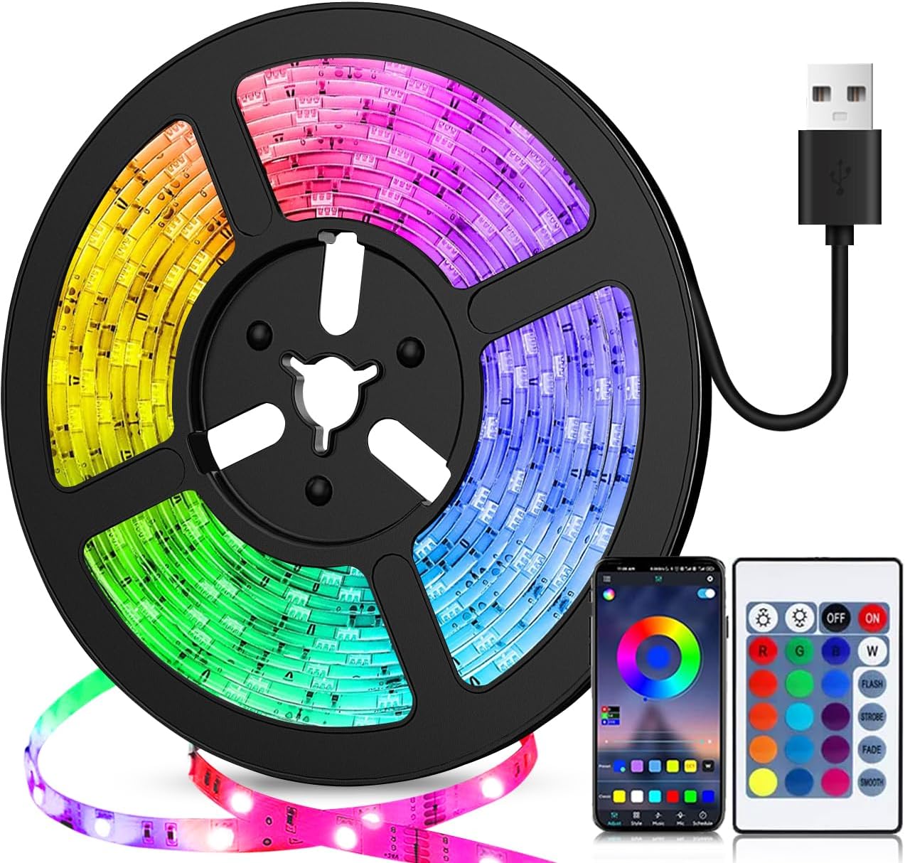 TIRA LED USB 5 METROS RIXME