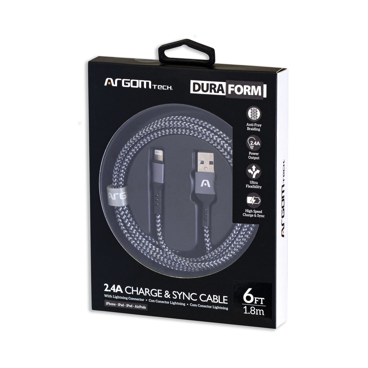 ARGOM CABLE DURA FORM ARG-CB-0023 IPHONE