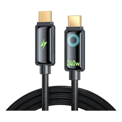 CABLE DE CELULAR TYPE-C A LIGHTNING 240W 1.2M CC-9