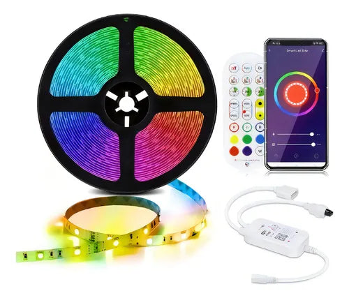 TIRA LED CONTROL REMOTO + BLUETOOTH RIXME 5M