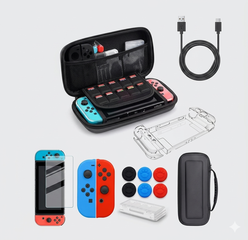 Kit Nintendo V1/V2 12 ACCESORIOS