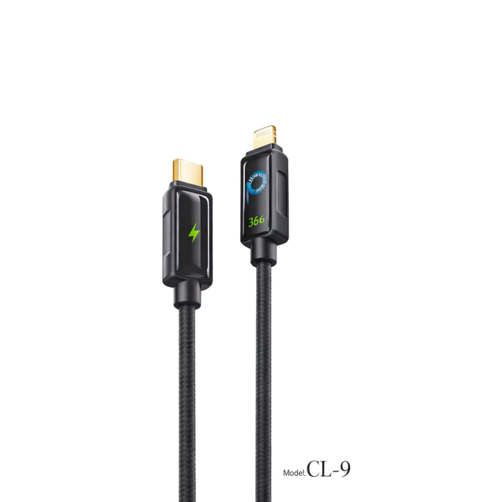 CABLE DE CELULAR TYPE-C A LIGHTNING 36W 1.2M CL-9