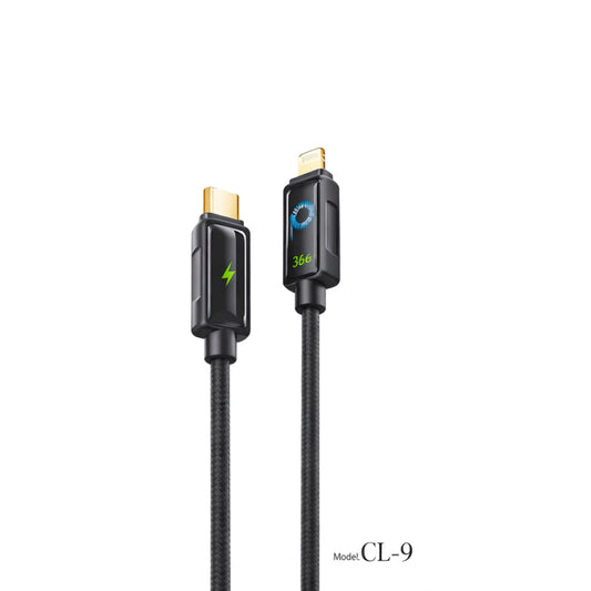 CABLE DE CELULAR TYPE-C A LIGHTNING 36W 1.2M CL-9