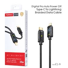 CABLE DE CELULAR TYPE-C A LIGHTNING 36W 1.2M CL-9