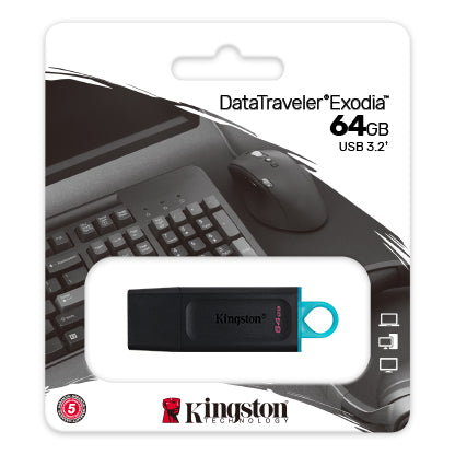 MEMORIA KINGSTON USB 64GB EXODIA