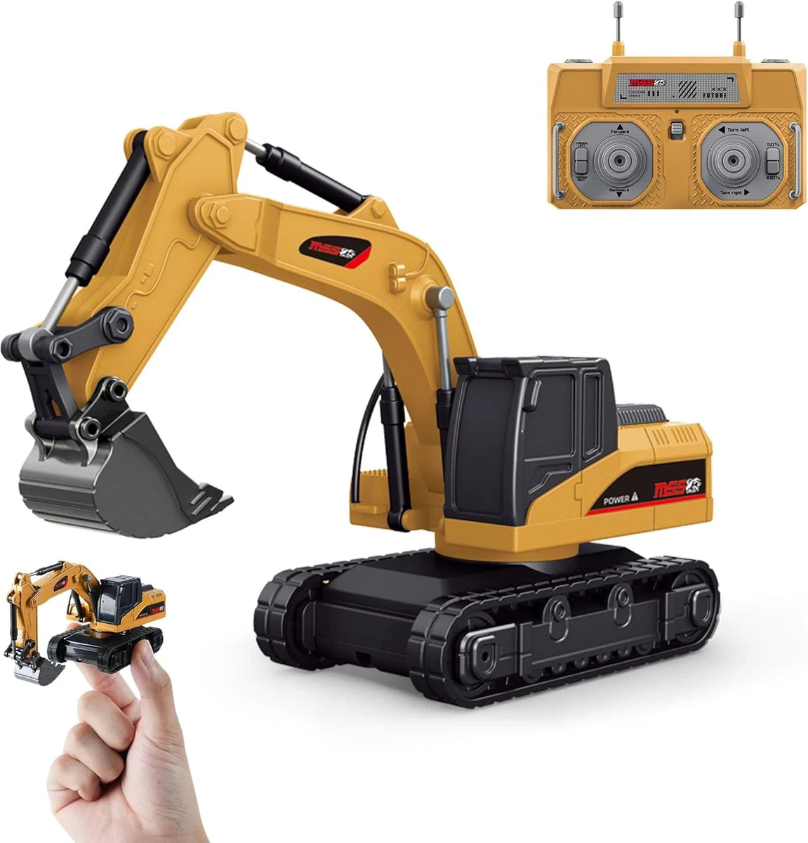 EXCAVADORA CONTROL REMOTO V2 1:24