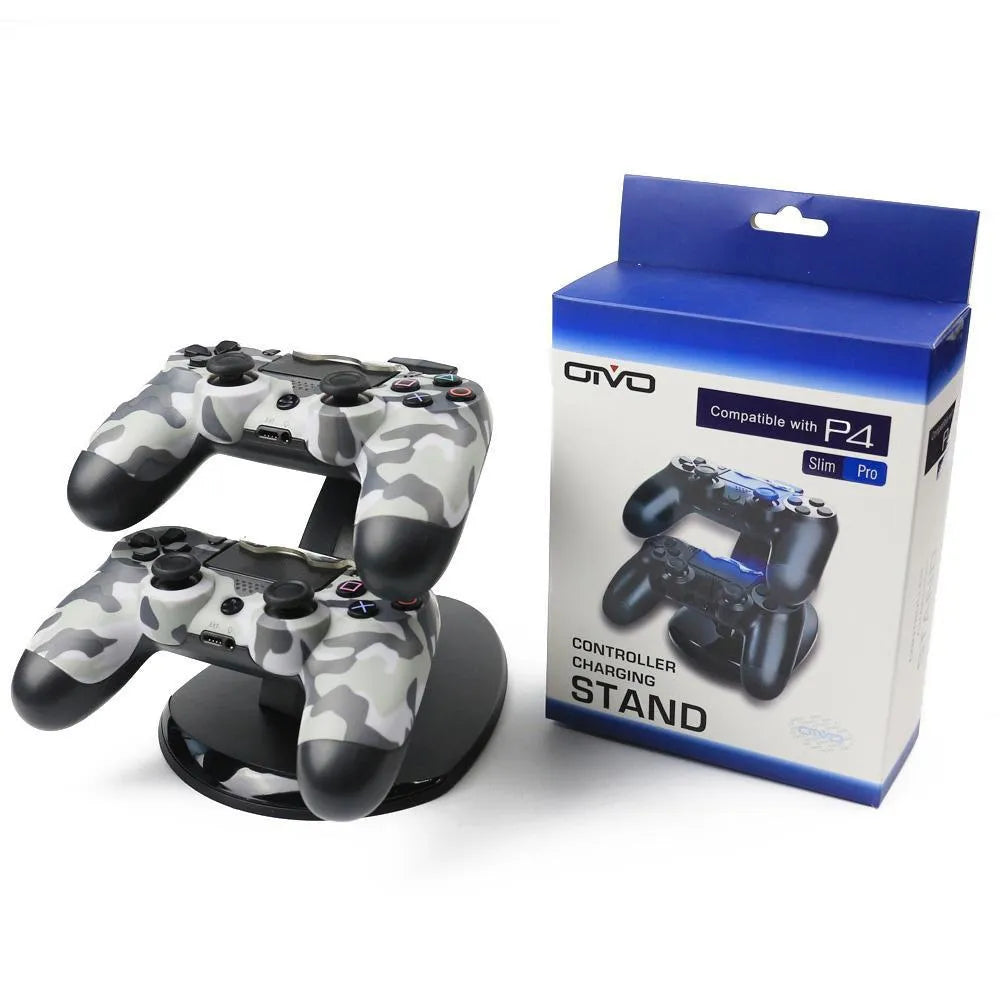 BASE DE CARGA PS4 2 CONTROLES OIVO